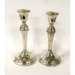 HM SILVER CANDLESTICKS