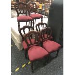 SET OF 6 DINING CHAIRS