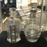 H/M SILVER DECANTER & 1 OTHER