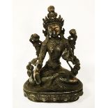 BRONZE SEATED BUDDHA