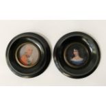 PAIR OF PORTRAIT MINIATURES