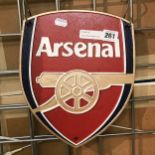 CAST IRON ARSENAL SIGN