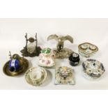 COLLECTION OF INKWELLS