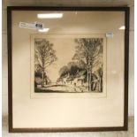 FREDA MAYSTON ''IN THE COTSWOLDS'' GALLERY STAMPED PRINT