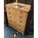 FIVE DRAWER CHEST OF DRAWERS
