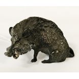 BRONZE WILD BOAR