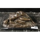 BRONZE RECLINING NUDE