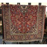 FINE CENTRAL PERSIAN KASHAN RUG 230CM X 135CM