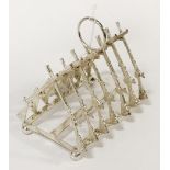 SILVER PLATE RIFLE TOAST RACK