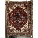SMALL RED GROUND RUG