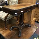 ROSEWOOD CARD TABLE