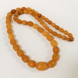 BUTTERSCOTCH AMBER NECKLACE