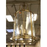 ROUND GILT LANTERN