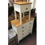 CHEST OF DRAWERS & SIDE CHAIR