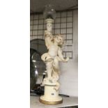 CHERUB PORCELAIN LAMP