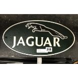 CAST IRON JAGUAR SIGN