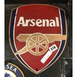 CAST IRON ARSENAL SIGN