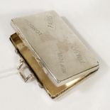 HM SILVER COLLECTORS SUITCASE SNUFF BOX