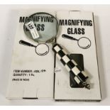 3 MAGNIFYING GLASSES