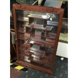 ORIENTAL WALL MOUNTED DISPLAY CABINET