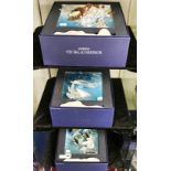 3 SWAROVSKI CRYSTAL WONDERS OF THE SEA RELIEFS ON STANDS