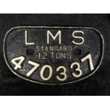 L.M.S RAILWAY SIGN