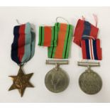 3 WAR MEDALS