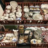 5 TRAYS OF CHINA & OTHER ITEMS