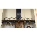 SET OF 6 VICTORIAN DINING CHAIRS