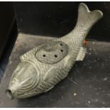 BRONZE FISH CENSER