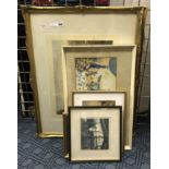 SIX FRAMED PRINTS