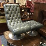 SWIVEL CHAIR & STOOL