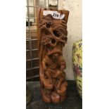 CARVED WOODEN MAN