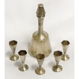 HM SILVER 6 PIECE VODKA SET