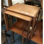 TEAK NEST OF TWO TABLES