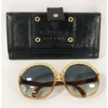 CHRISTIAN DIOR SUNGLASSES & A PURSE