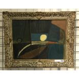 ABSTRACT TITLED MOON SWAY SIGNED FROST ON REVERSE