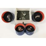 FIVE BOXED SWAROVSKI ANIMALS