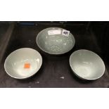 THREE BOWLS