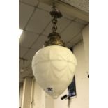 VINTAGE GLASS CEILING LAMP