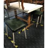 TABLE & 2 STOOLS