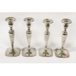 SET OF 4 HM SILVER CANDLESTICKS