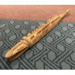 WOODEN CROCODILE