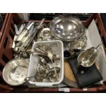 QTY SILVER PLATE ITEMS / CUTLERY