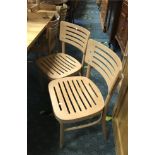 FOUR KITCHEN CHAIRS TABLE