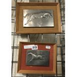 TWO DICKERSON FRAMED EQUINE PLAQUES