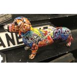 GRAFFITI SAUSAGE DOG