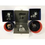 SWAROVSKI MINNIE MOUSE,MICKEY MOUSE, POOH BEAR,CINDERELLA & A DRAGON - 5 BOXED ITEMS