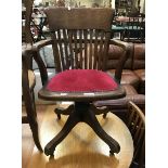 OAK CAPTAINS CHAIR