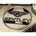 CAST IRON BENTLEY SIGN